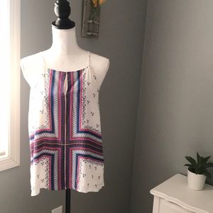 Skies Are Blue Nopa halter tank, Size medium